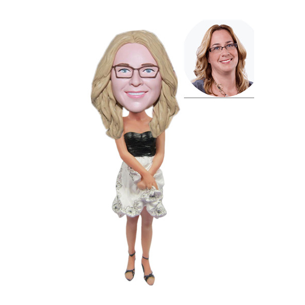 Personalized Bridesmaid Bobblehead Customize From Your Photo