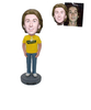 Custom Bobblehead Shirt with Custom Logo