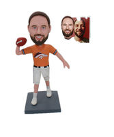 NFL Broncos Football Bobble Heads Handmade