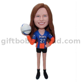 Gift for Volleyball Player Custom Bobble Head