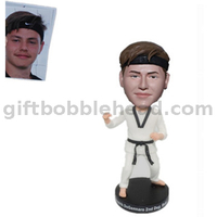 Black Belt Taekwondo Gift Custom Bobblehead 