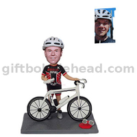 Biker Custom Bobblehead Gift for Bike Rider