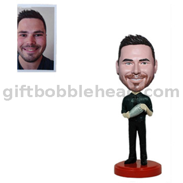 Custom Bartender Bobblehead Handmade Birthday Gift