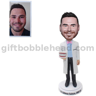 Dentist Bobblehead Custom From Photo Doctor with A Dental