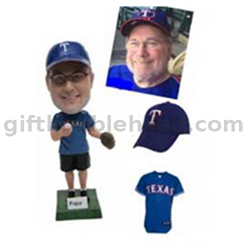Personalized Custom Baseball Bobble Head From Photo