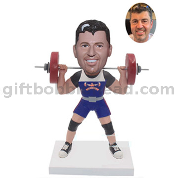 Custom Weightlifting Bobbleheads