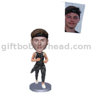Custom Male Runner Bobblehead