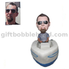 Sailing Bobbleheads Man Sailing on The Boat Handmade Birthday Gift